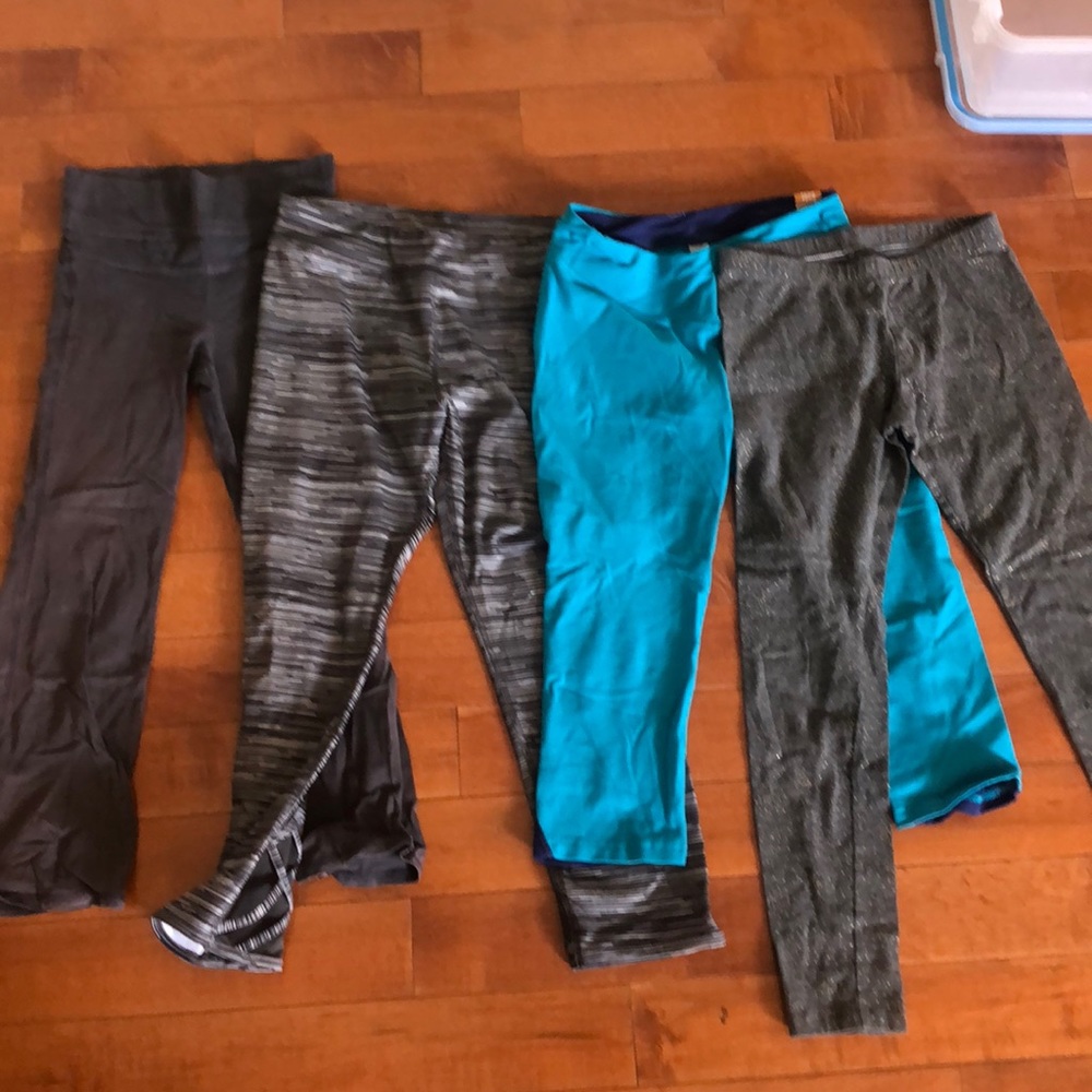6 pairs of girls athletic pants